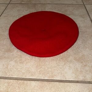 Stylish Vintage OG Vibrant Red Beret Hat
